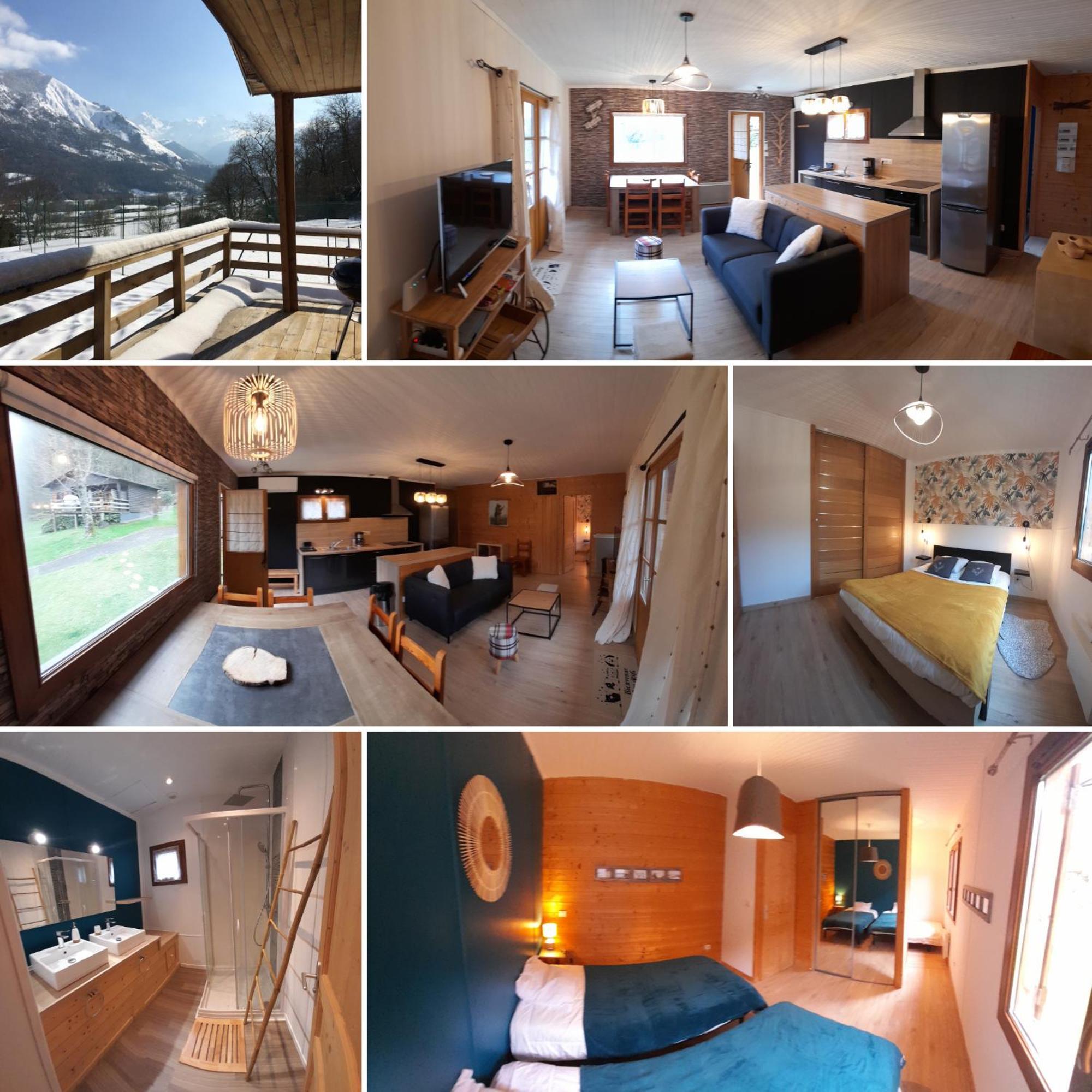 Chalet De L'Ours Brun, Gite 3 Etoiles Gere-Belesten Eksteriør billede